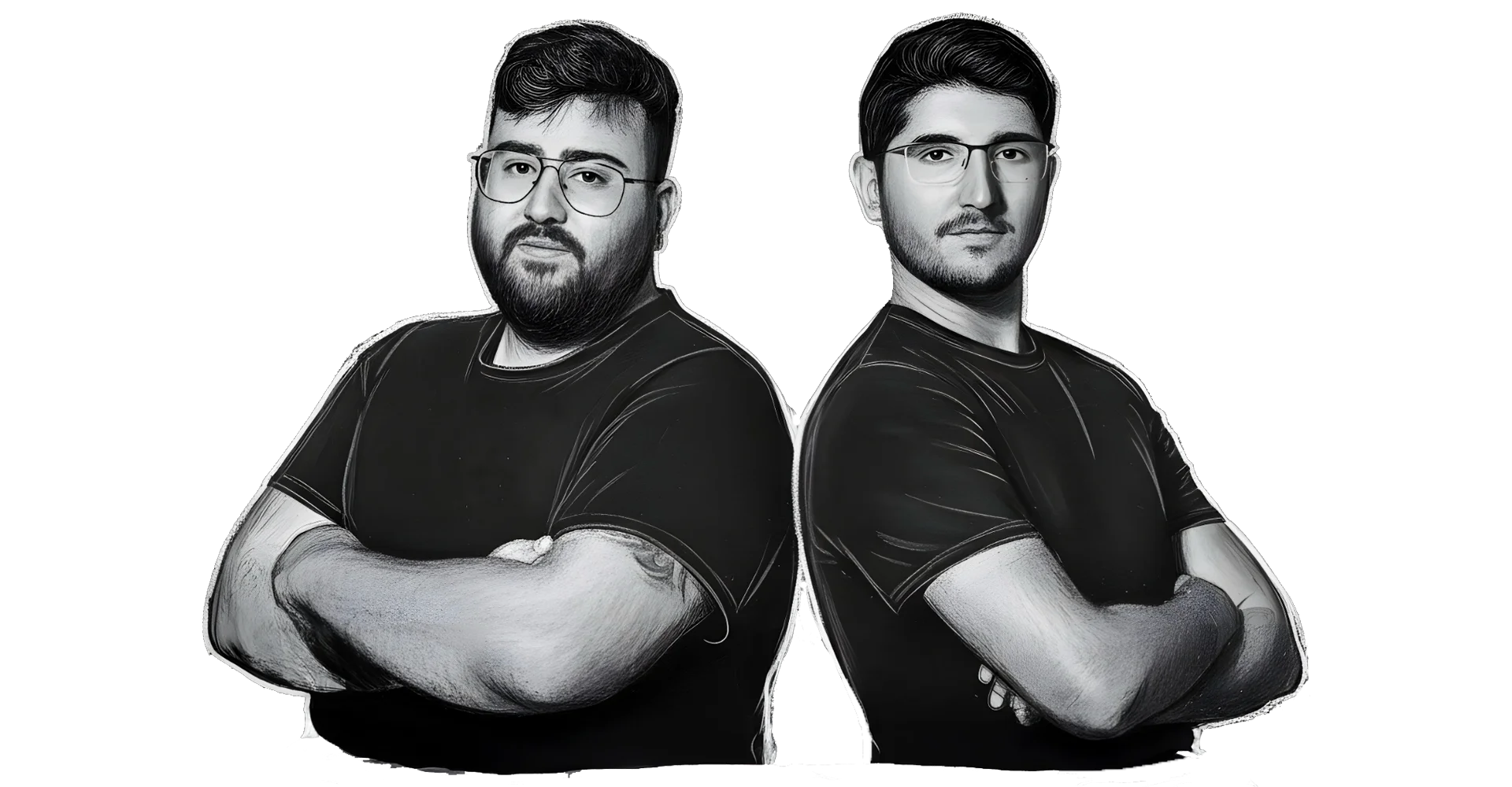 Andrés Gese y Mario Martín